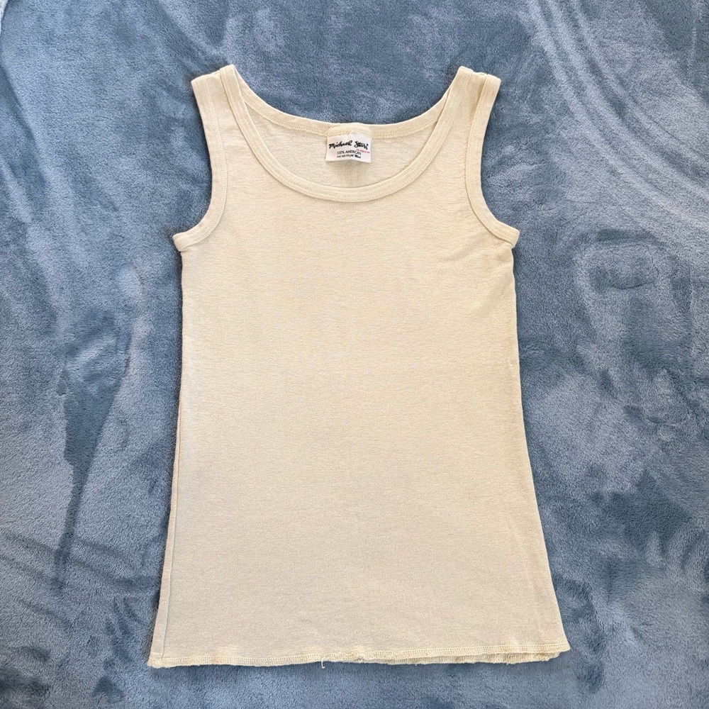 Michael Stars Cream Sleeveless Top